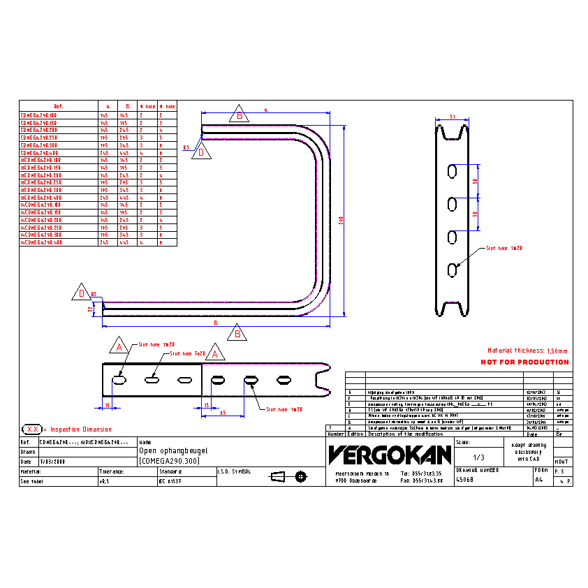 COMMERCIAL COMEGA290.---